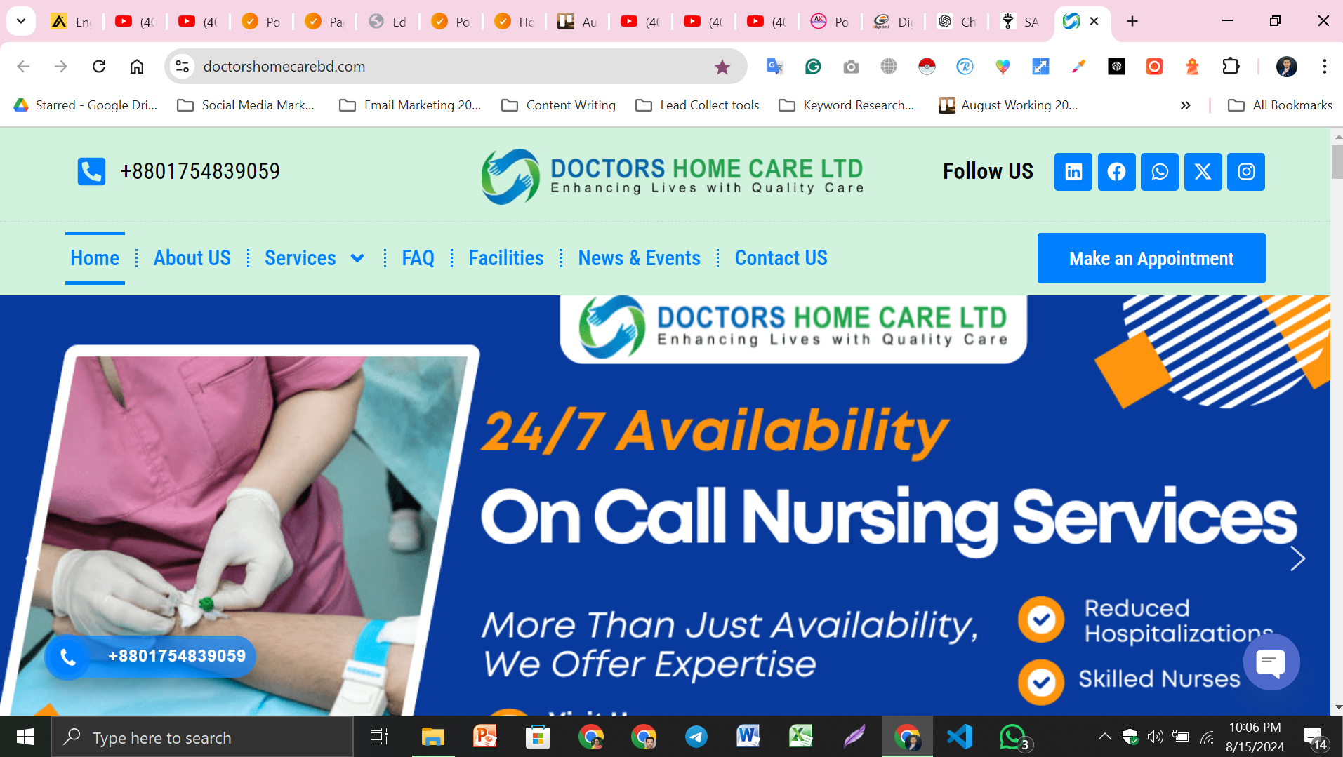 Screenshot_2 Services Website Made by Doctors