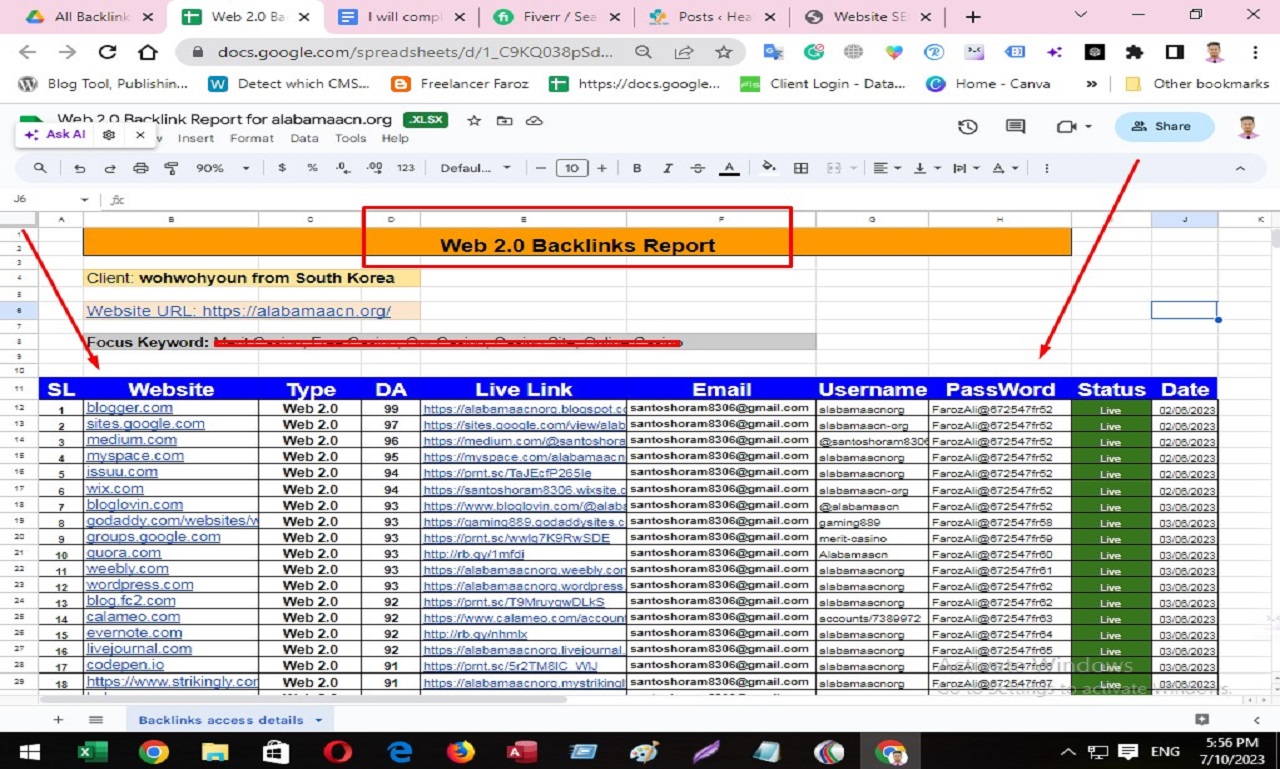 complete monthly SEO service with high quality backlinks, on page and off page