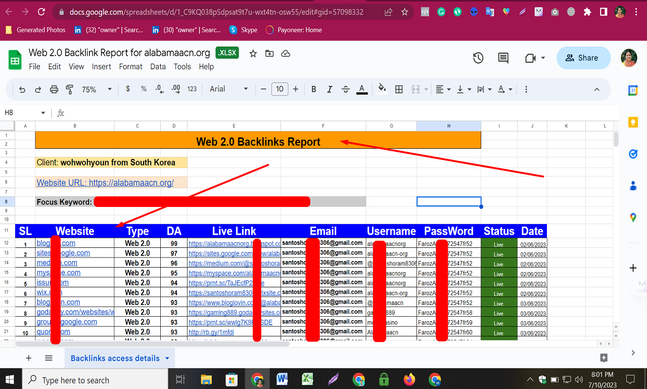 complete monthly SEO service with high quality backlinks, on page and off page